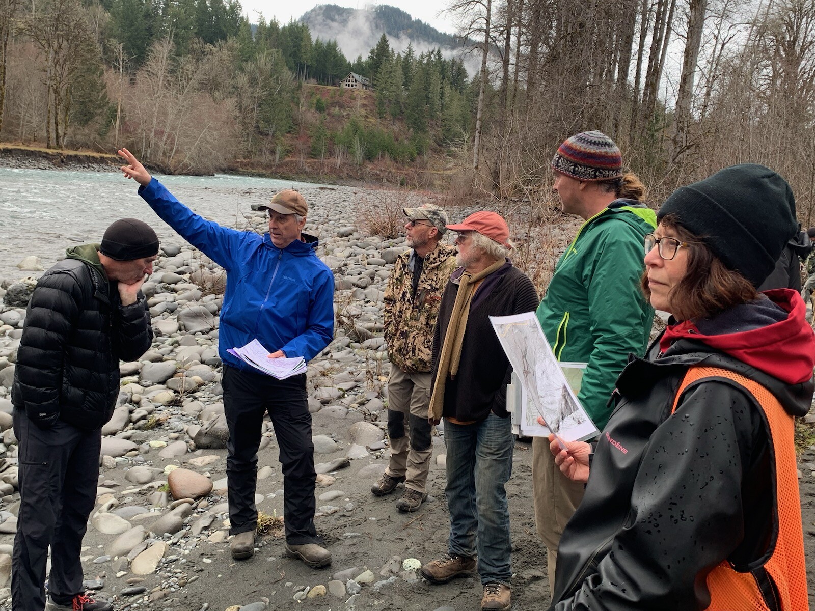 People at a site visit